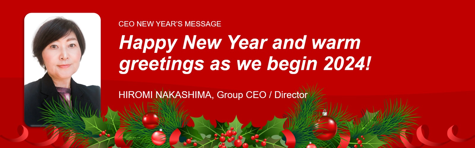 CEO New Year's Message 2024