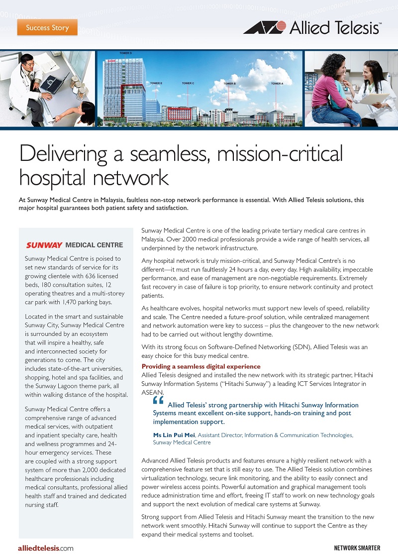 Delivering a Seamless, Mission-Critical Hospital Network