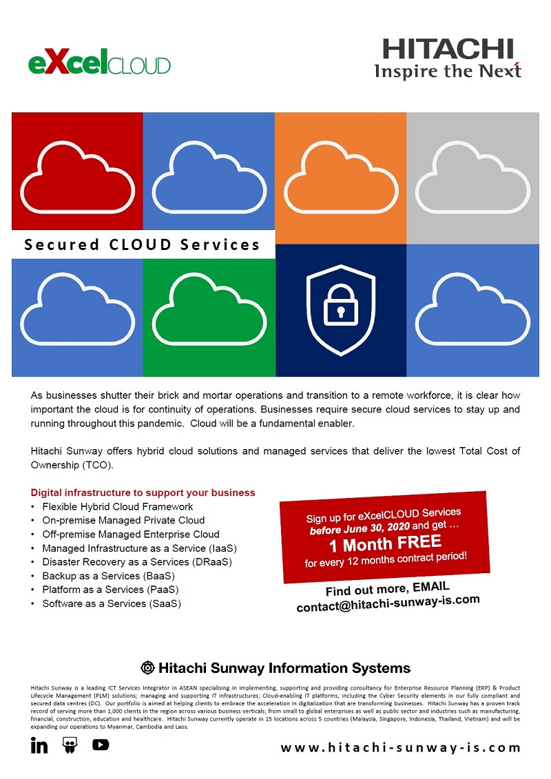 Secured Cloud Services/ Powered by eXcelCLOUD