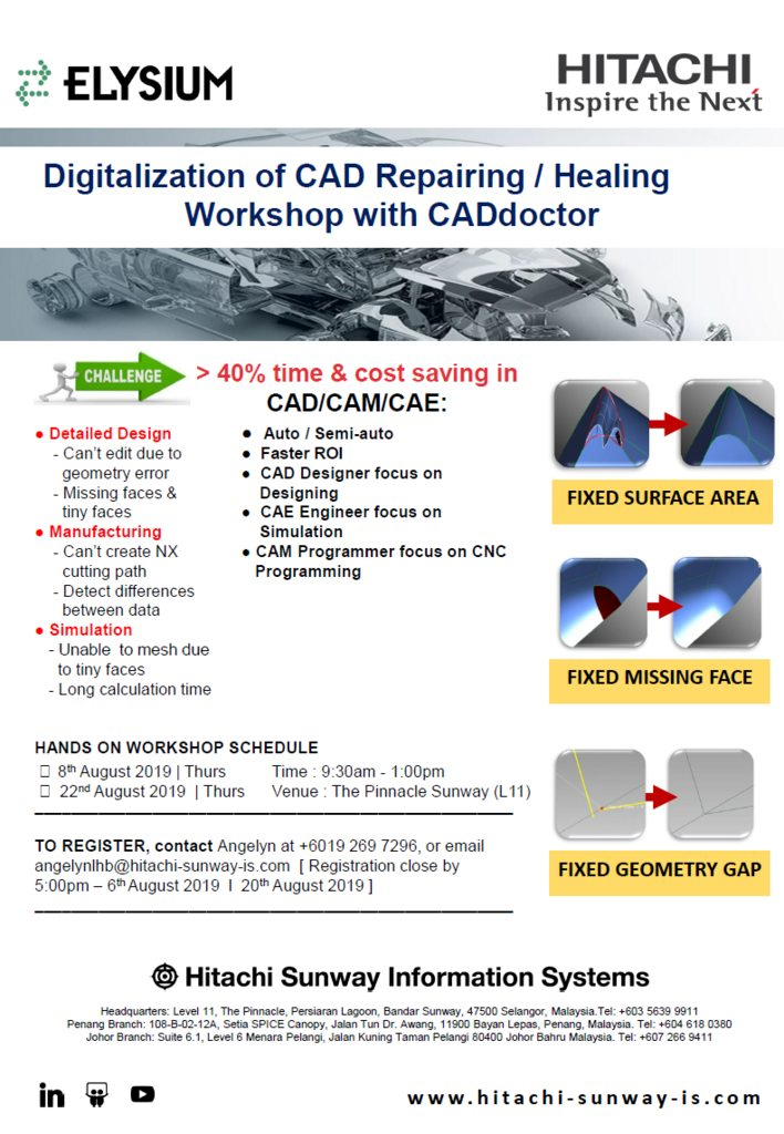 Workshop | Digitalization of CAD Repairing / Healing with CADdoctor