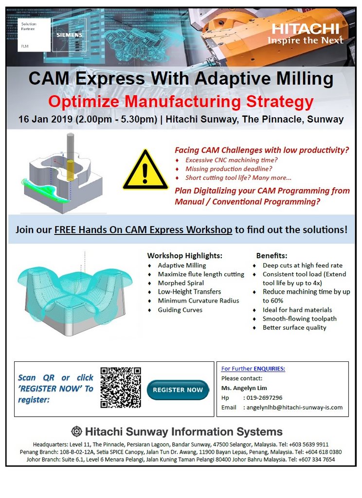 CAM Express With Adaptive Milling Workshop
