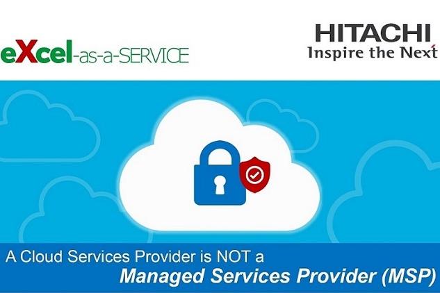 A Cloud Services Provider is NOT a Managed Services Provider (MSP)