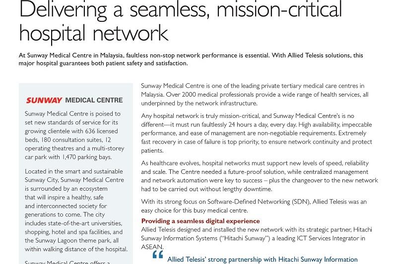 Delivering a Seamless, Mission-Critical Hospital Network