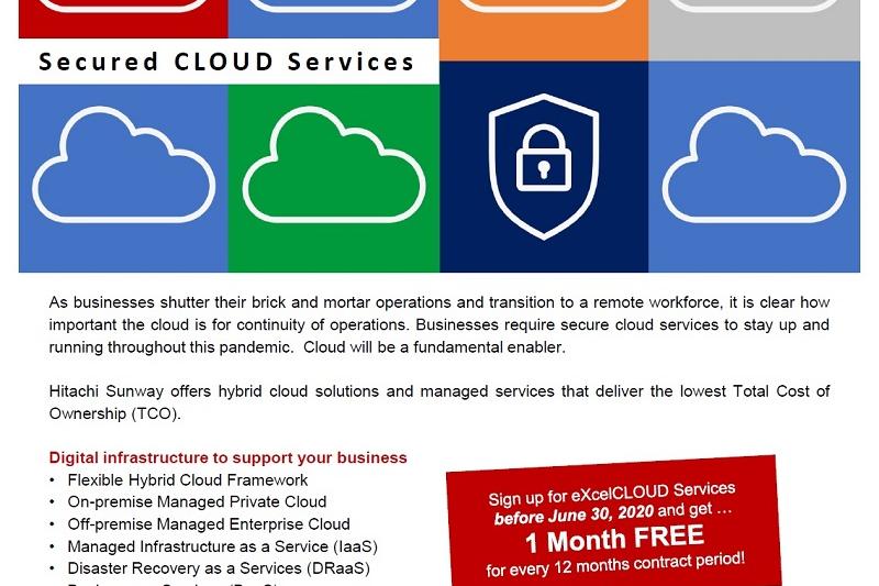 Secured Cloud Services/ Powered by eXcelCLOUD