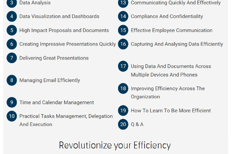 DIGI > Master the Skills of Being Efficient! A Microsoft Office Productivity Program